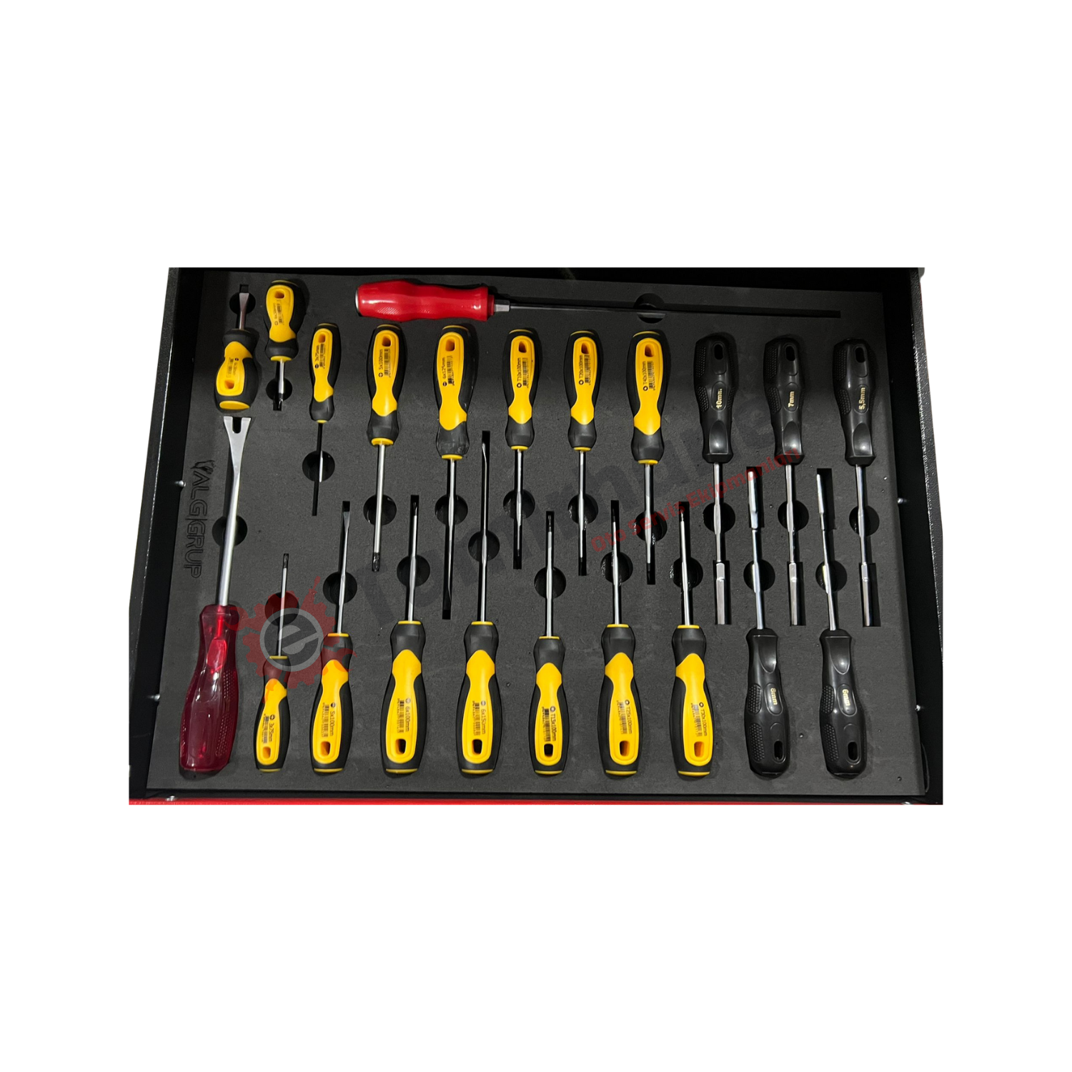 7 Çekmeceli 370 Parça Dolu Takım Arabası