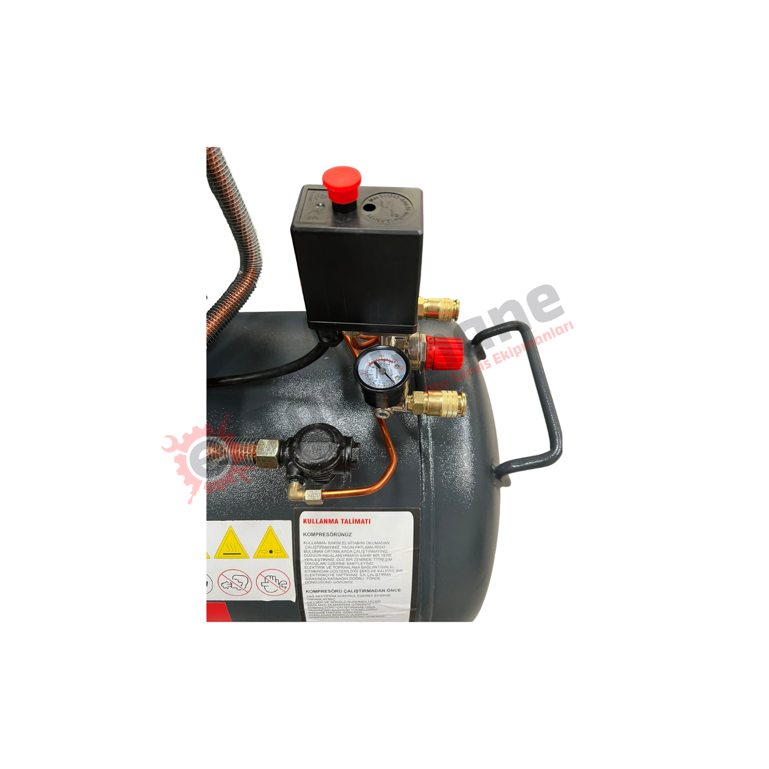 200 Litre 8 Bar 3 Kafa 4 Hp Kompresör