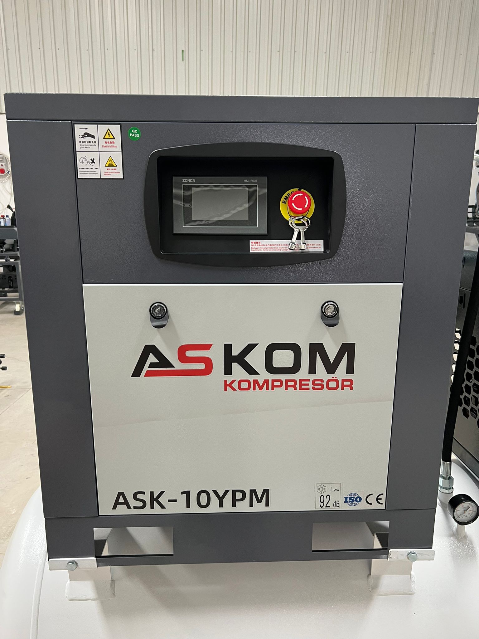 500 LİTRE 16 BAR VİDALI HAVA KOMPRESÖRÜ İNVERTER