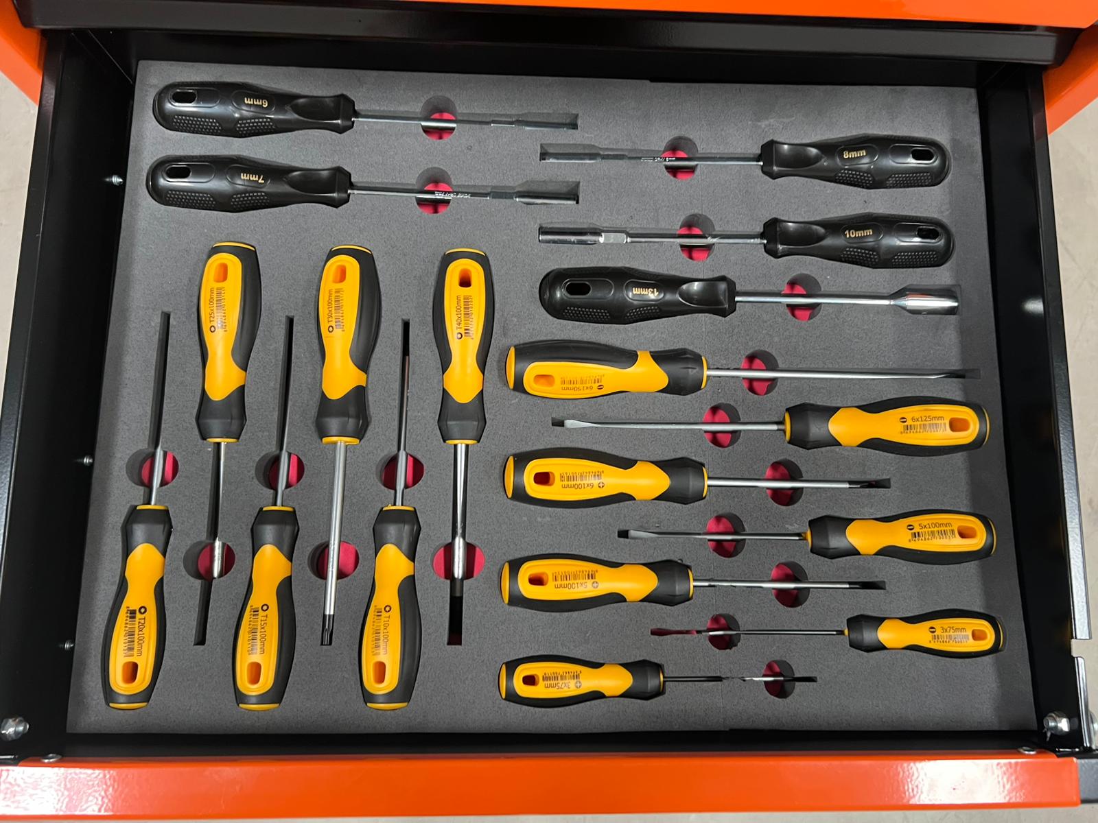 RİCO 185 PARÇA DOLU TAKIM ARABASI 5 ÇEKMECELİ