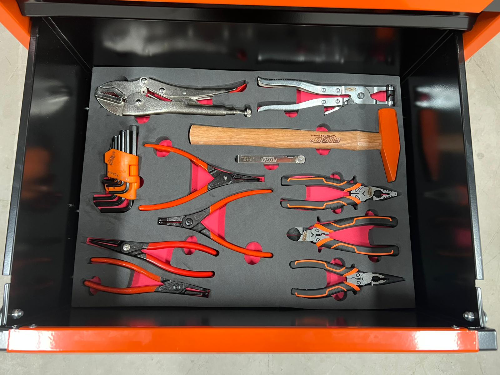 RİCO 185 PARÇA DOLU TAKIM ARABASI 5 ÇEKMECELİ