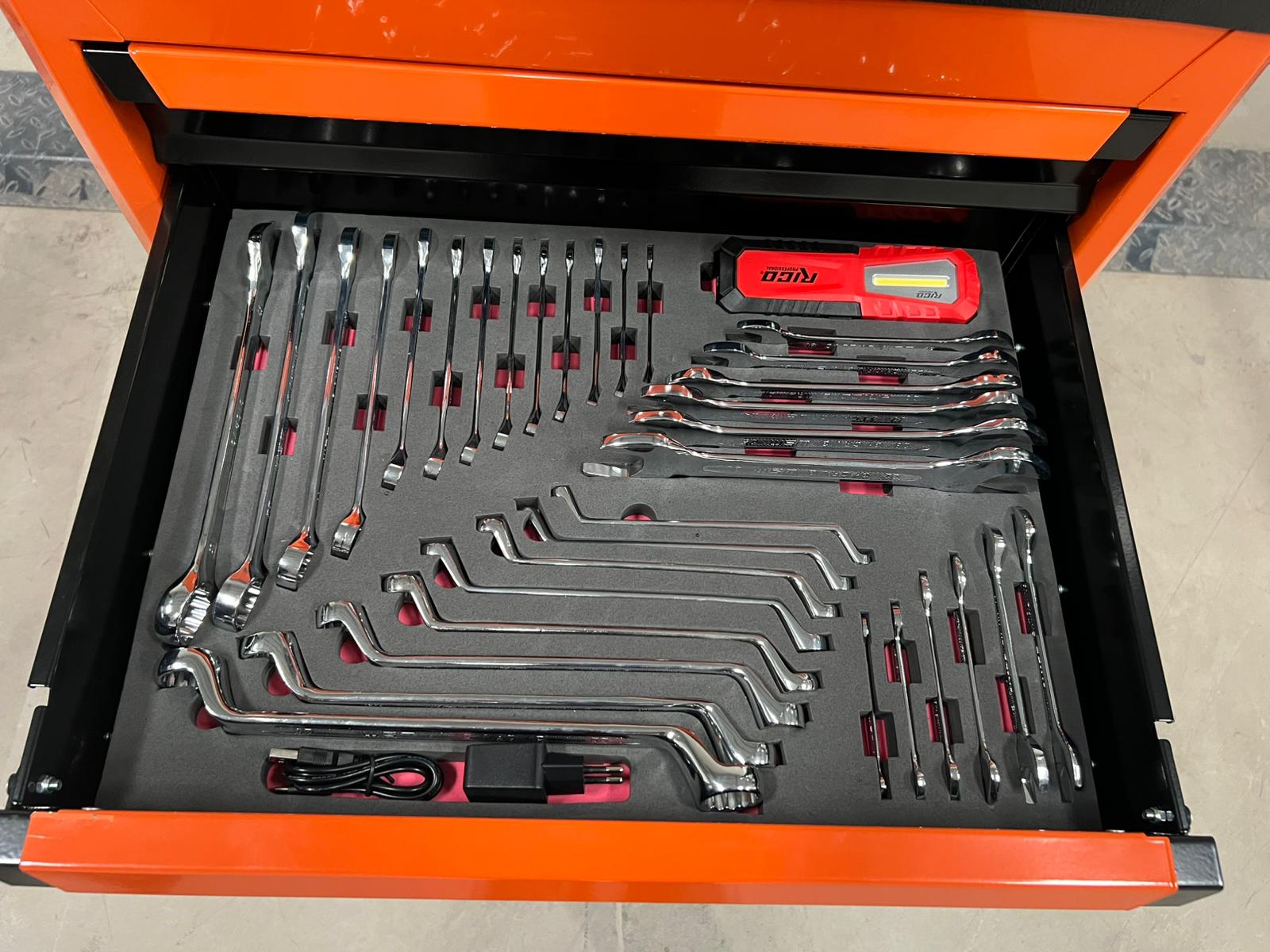 RİCO 285 PARÇA DOLU TAKIM ARABASI 6 ÇEKMECE