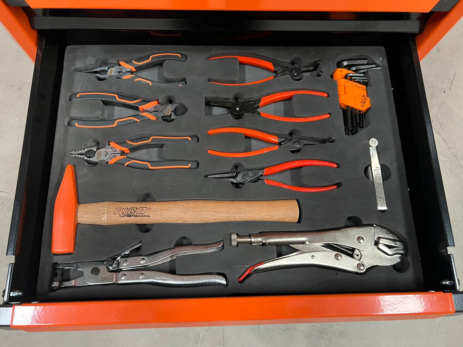 RİCO 285 PARÇA DOLU TAKIM ARABASI 6 ÇEKMECE