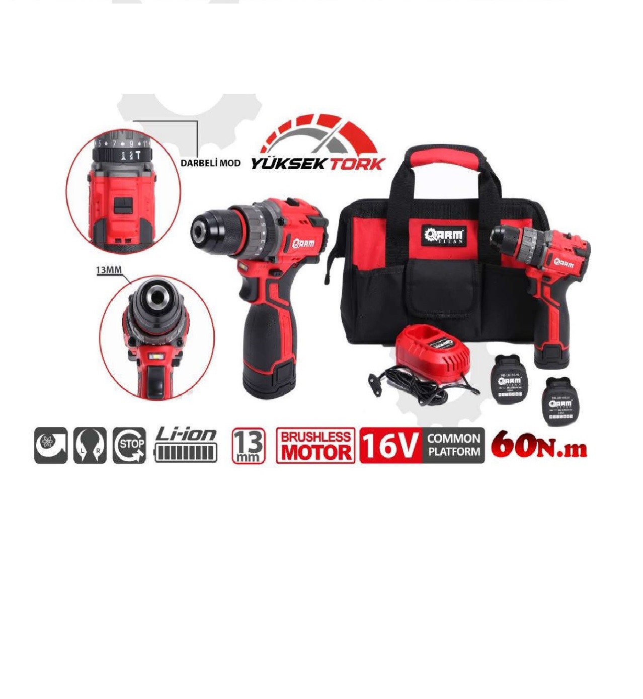 ARM 40NM 16V ŞARJLI VİDALAMA