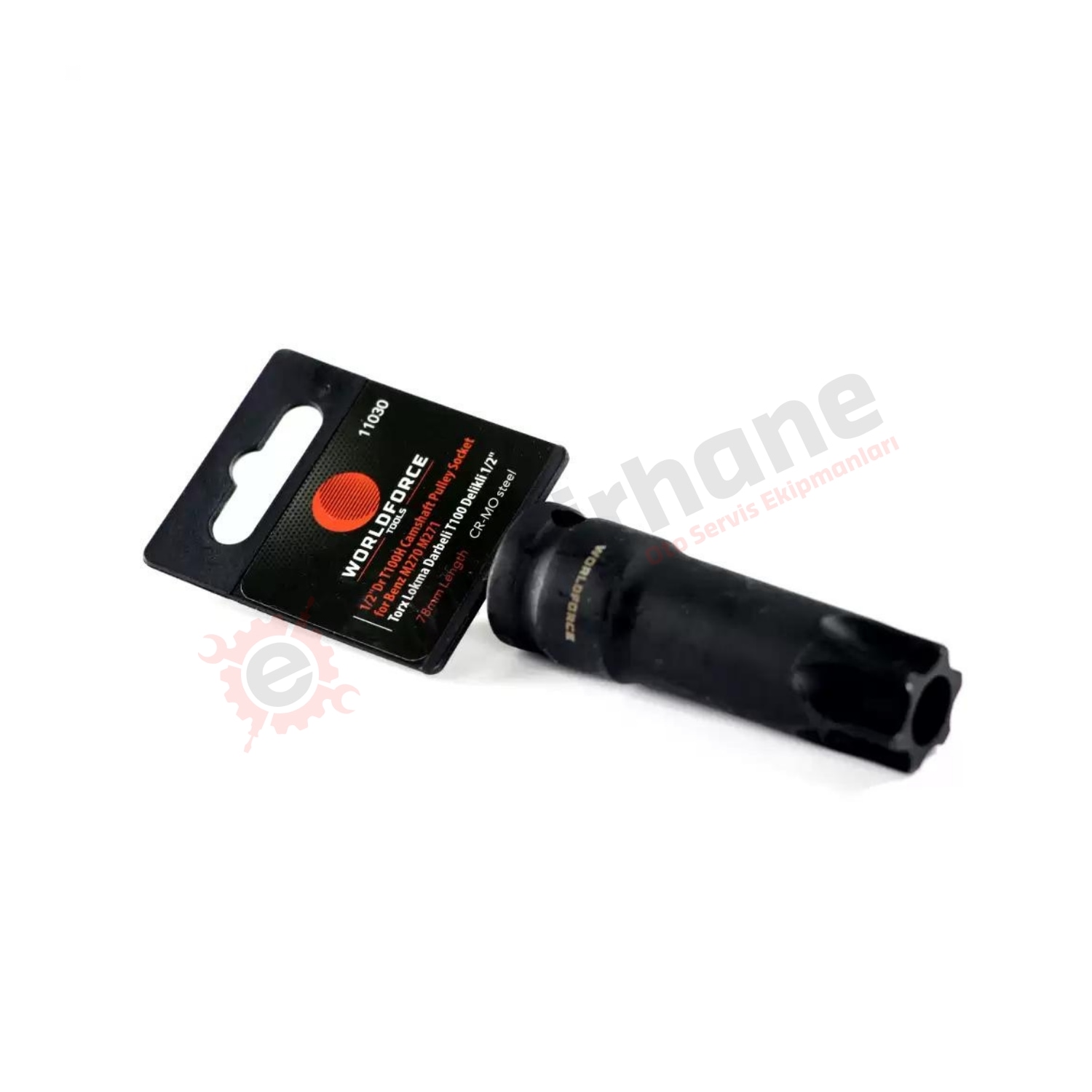Torx Lokma Darbeli T100 Delikli 1/2''