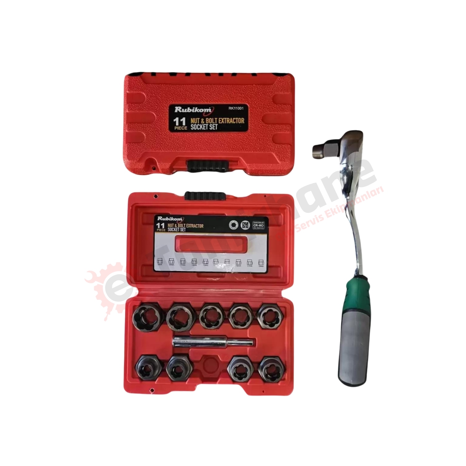 Yalama Civata Sökme Seti 1/2 11 Parça