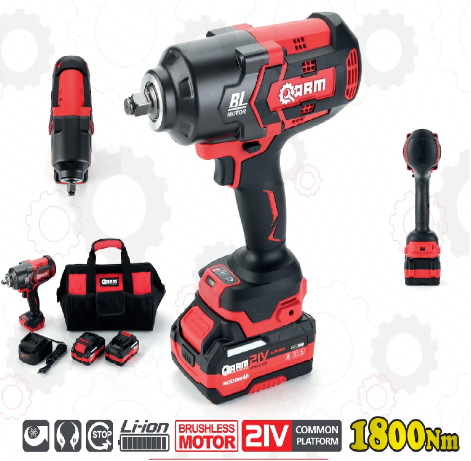 ARM 1800NM 21V ŞARJLI BİJON SÖKME RB-818