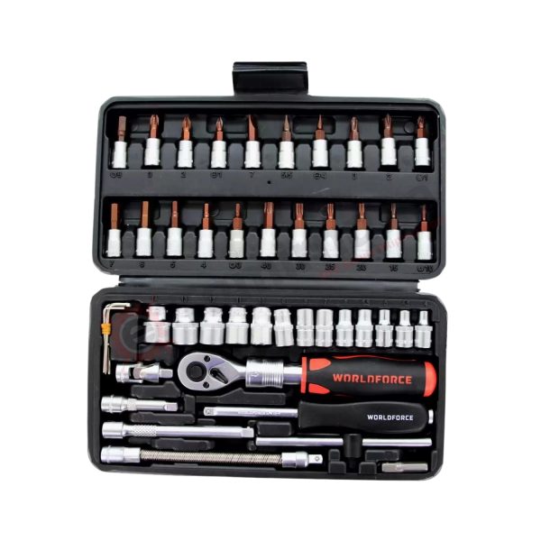Lokma Takımı 46 Parça S-Ultra 1/4'' Uzatmalı Cırcır